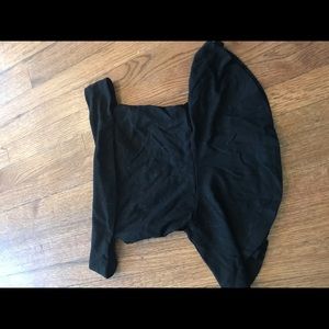 Off shoulder peplum style top